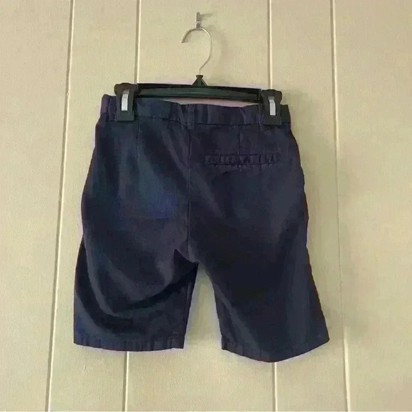 H&M Little Boy's Size 6 Shorts Adjustable Waist Navy Zipper Button - Picture 2 of 8